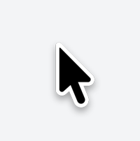 A big mouse pointer